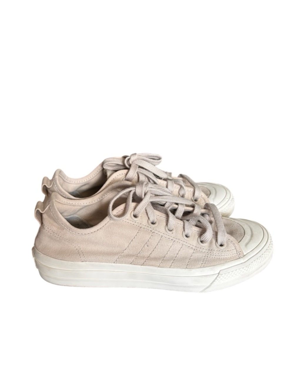 adidas Nizza Men's Beige Canvas Low-Top Sneakers